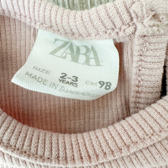 ZARA Toddler Girl Long Sleeve Top/ Size 2T - Picture 4 of 4